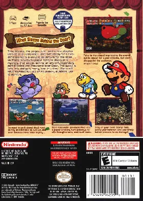 Paper Mario - The Thousand-Year Door box cover back